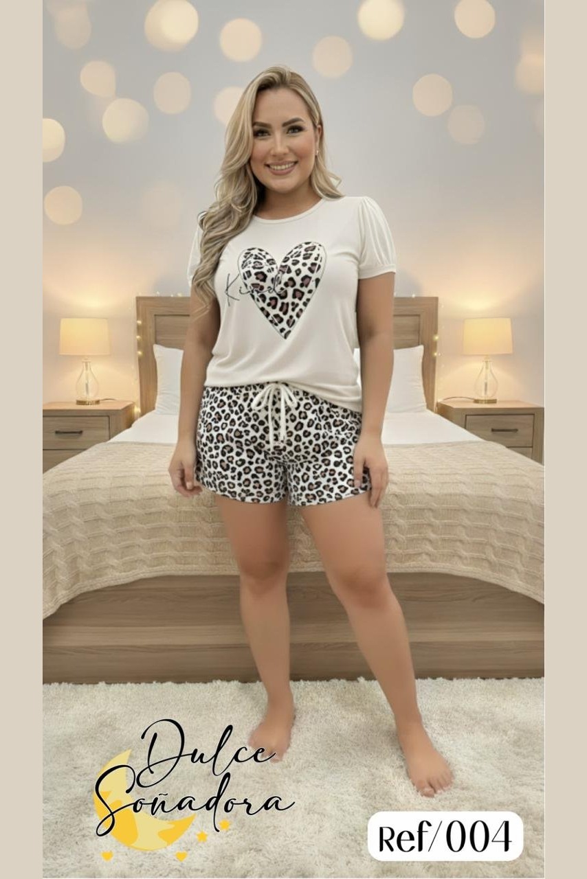 Ref 004 - SHORT PIEL DE DURAZNO (SUBLIMADO) CON BLUSA DE MANGA PIEL DE DURAZNO UNICOLOR 5