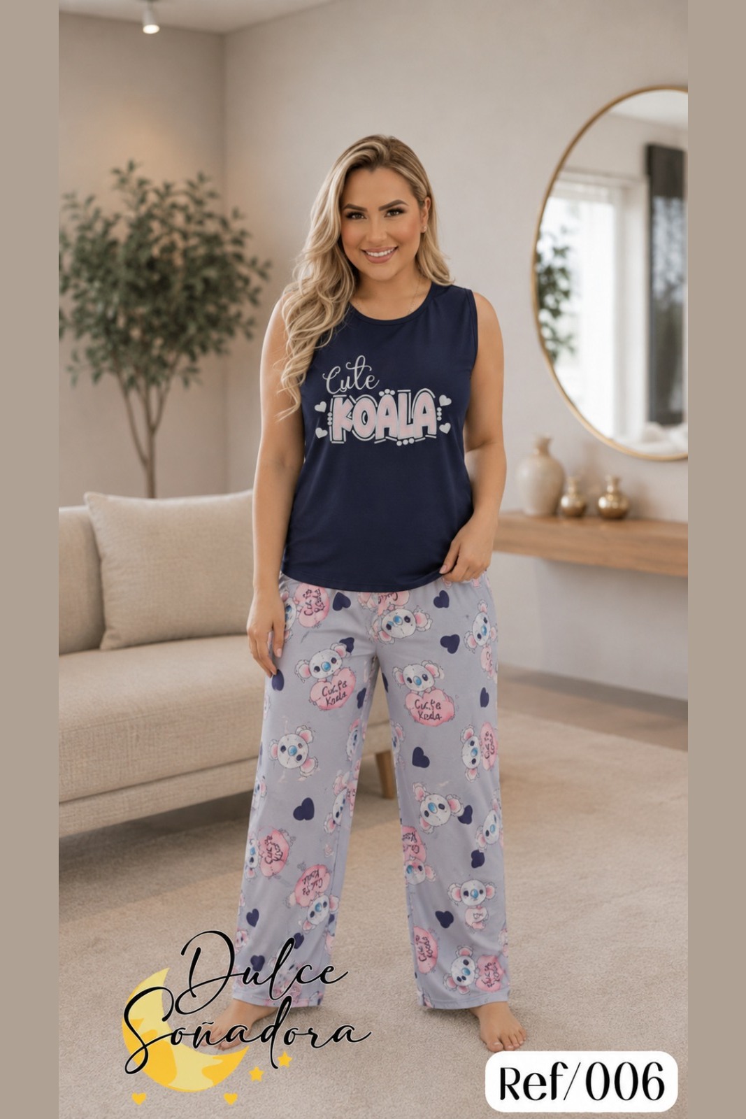 Ref 006 - PANTALON PIEL DE DURAZNO (SUBLIMADO) CON BLUSA SISA EN PIEL DE DURAZNO UNICOLOR 5