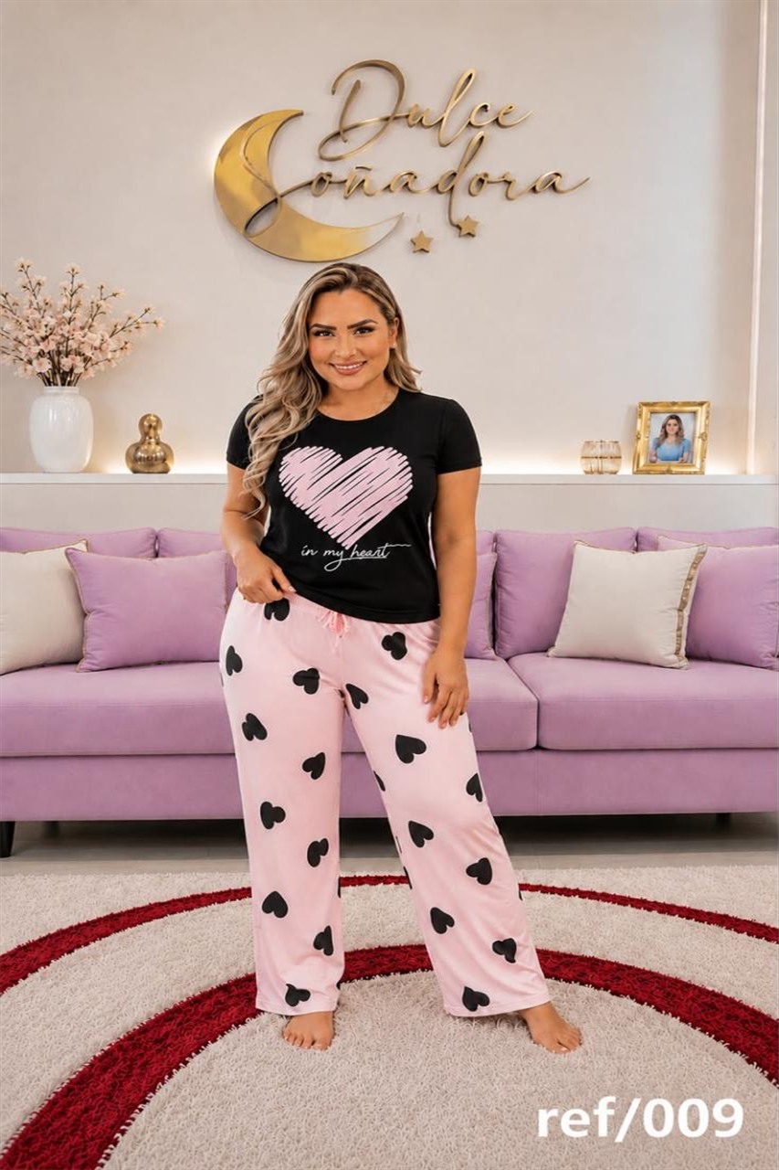 Ref 009 - PANTALON PIEL DE DURAZNO (SUBLIMADO) CON BLUSA MANGA EN PIEL DE DURAZNO UNICOLOR